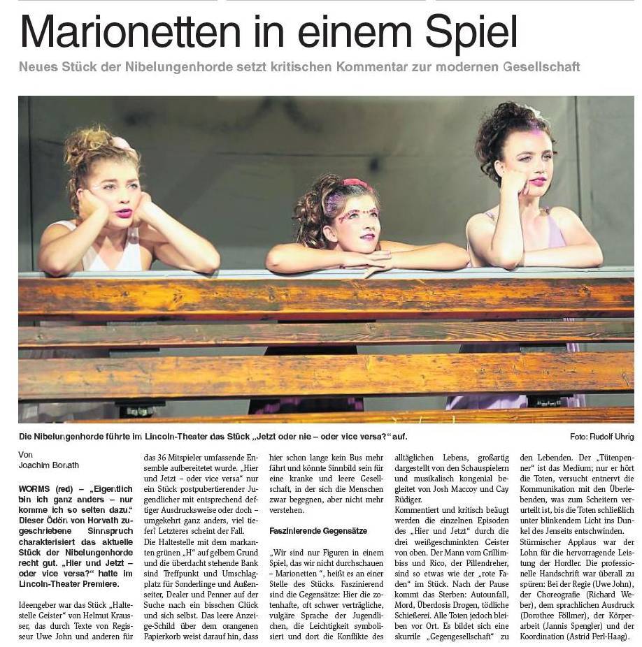 Wormser Wochenblatt print 19.8.2015